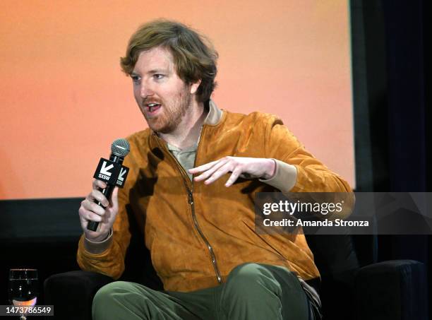 Austin Russell speaks onstage at "Featured Session: Autonomous Driving: More Time to do What you Love" during the 2023 SXSW Conference and Festivals...