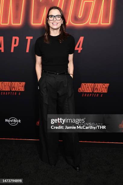 Bridget Moynahan attends Lionsgate's "John Wick: Chapter 4" screening at AMC Lincoln Square Theater on March 15, 2023 in New York City.