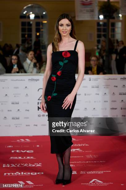 Dafne Fernandez attends the 'Unicorns' premiere during the 26th Malaga Film Festival at the Muelle 1 on March 15, 2023 in Malaga, Spain.