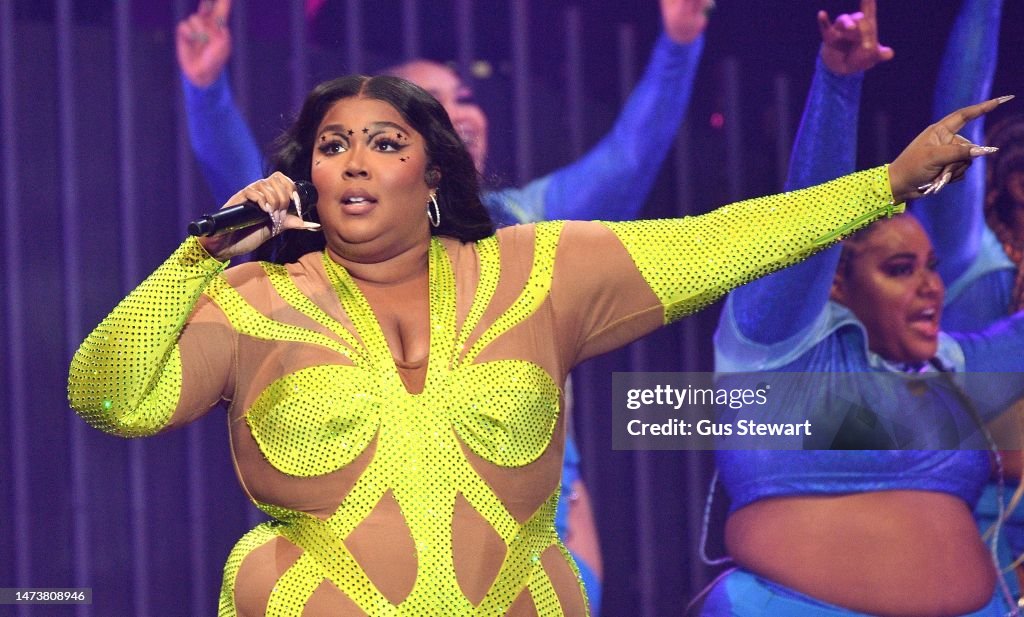 Lizzo Performs At The O2 Arena