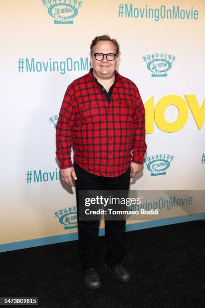 Andy Richter attends the Los Angeles premiere of Roadside Attractions' "Moving On" at DGA Theater Complex on March 15, 2023 in Los Angeles,...