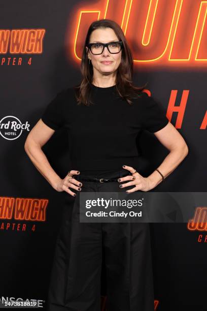 Bridget Moynahan attends Lionsgate's "John Wick: Chapter 4" screening at AMC Lincoln Square Theater on March 15, 2023 in New York City.