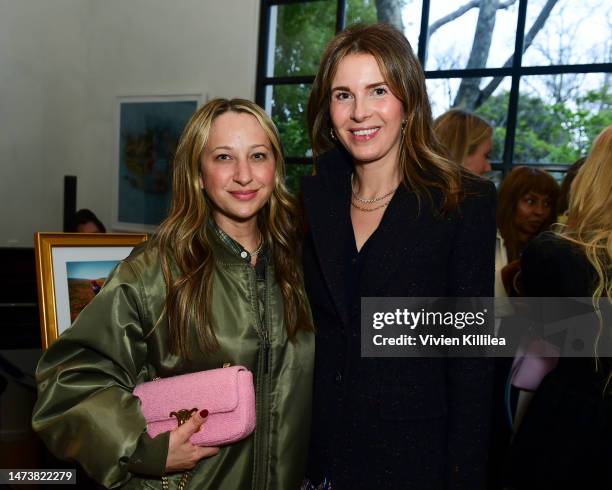 Jennifer Meyer and Candace Nelson attend as Gwyneth Paltrow and goop celebrate the launch of GOOPGLOW Vita-C Brightening Eye Cream on March 15, 2023...