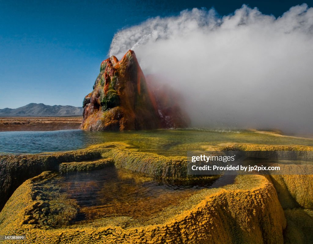 Fly Geyser, Nevada