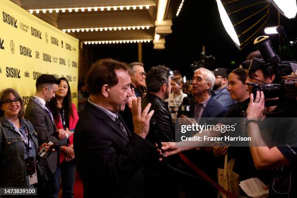 Sam Raimi, attends the "Evil Dead Rise" premiere during 2023 SXSW Conference and Festivals at The Paramount Theater on March 15, 2023 in Austin,...