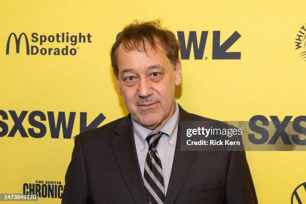 Sam Raimi attends the "Evil Dead Rise" premiere at SXSW at The Paramount Theatre on March 15, 2023 in Austin, Texas.