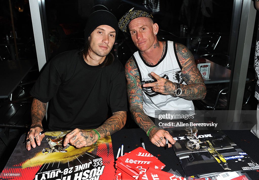 X Games Athletes Host Reception 'Text And Meet' Fundraiser Benefitting Be The Match Foundation