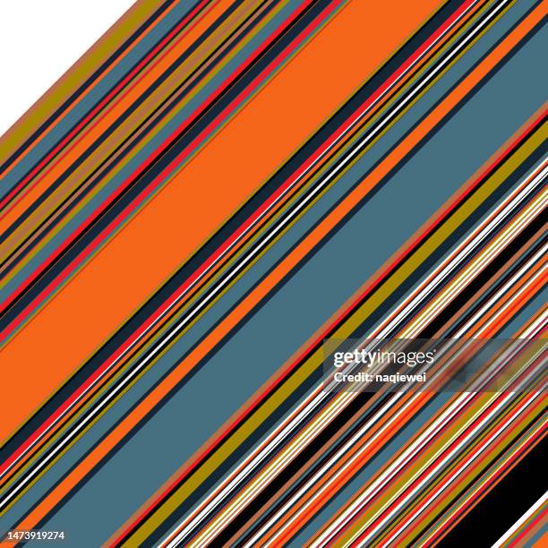 stockillustraties, clipart, cartoons en iconen met vector colors line striped horizontal geometric seamless pattern background - bias line