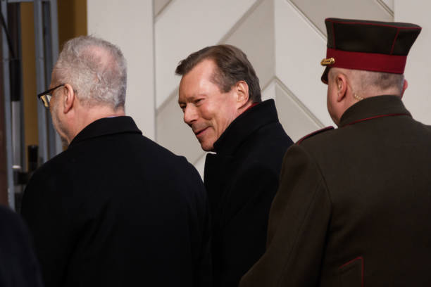 LVA: Grand Duke Henri Of Luxembourg Visits Latvian President Egils Levits