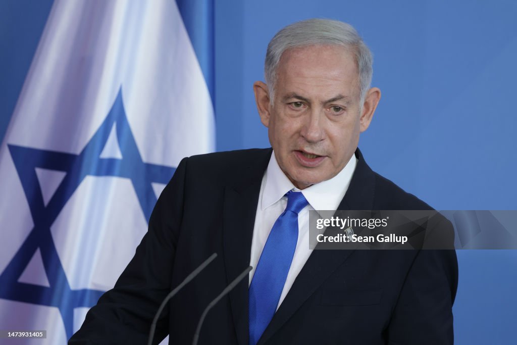 Israeli Prime Minister Netanyahu Visits Berlin