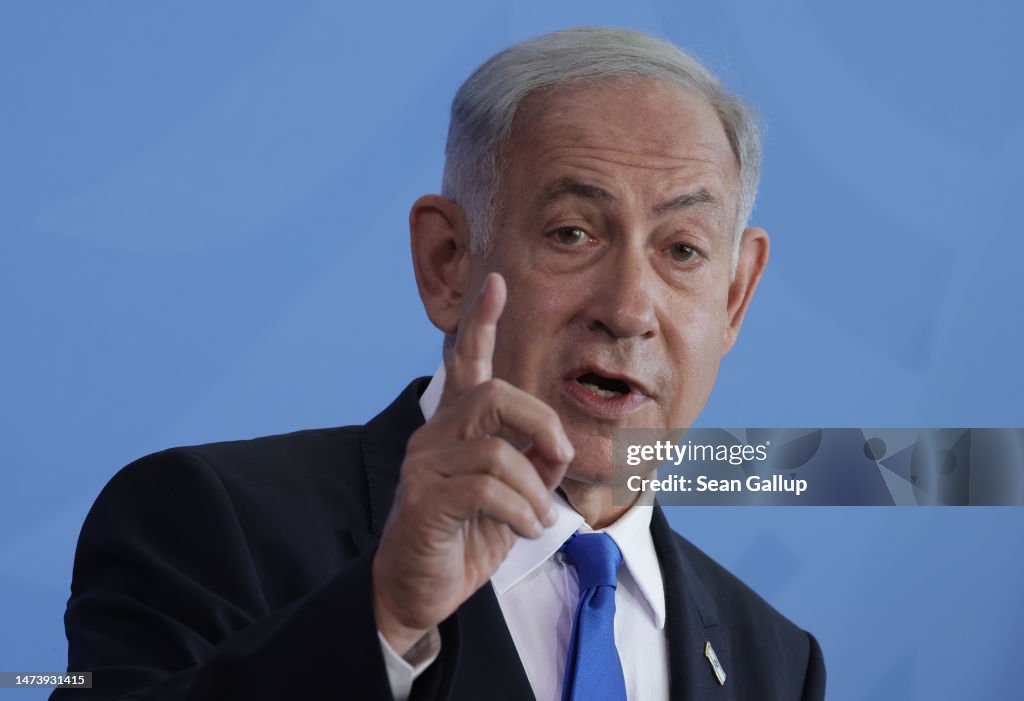 Israeli Prime Minister Netanyahu Visits Berlin