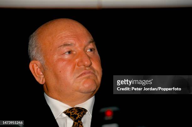 Russian politician Yury Luzhkov , Mayor of Moscow, during a visit to London on 21st October 1998. Mayor Luzhkov is in London to attend the Moscow...