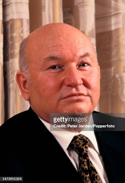 Russian politician Yury Luzhkov , Mayor of Moscow, during a visit to London on 21st October 1998. Mayor Luzhkov is in London to attend the Moscow...