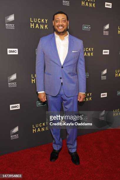 Cedric Yarbrough attends the Premiere Of AMC Network's "Lucky Hank" at The London West Hollywood at Beverly Hills on March 15, 2023 in West...