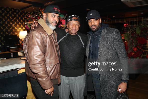 Chris Kraze, Kevin Liles and Sheldon Robinson attend Hunxho