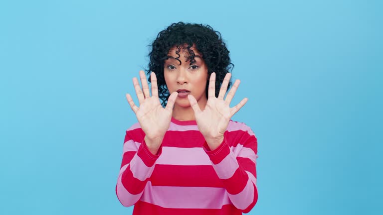 Hand Language Stop 98 Sign Language Stop Stock Videos, Footage, & 4K Video Clips - Getty ...
