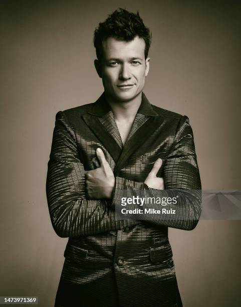 Actor Ed Speleers is photographed for Photobook Magazine on February 20, 2023 in Los Angeles, California. PUBLISHED IMAGE.
