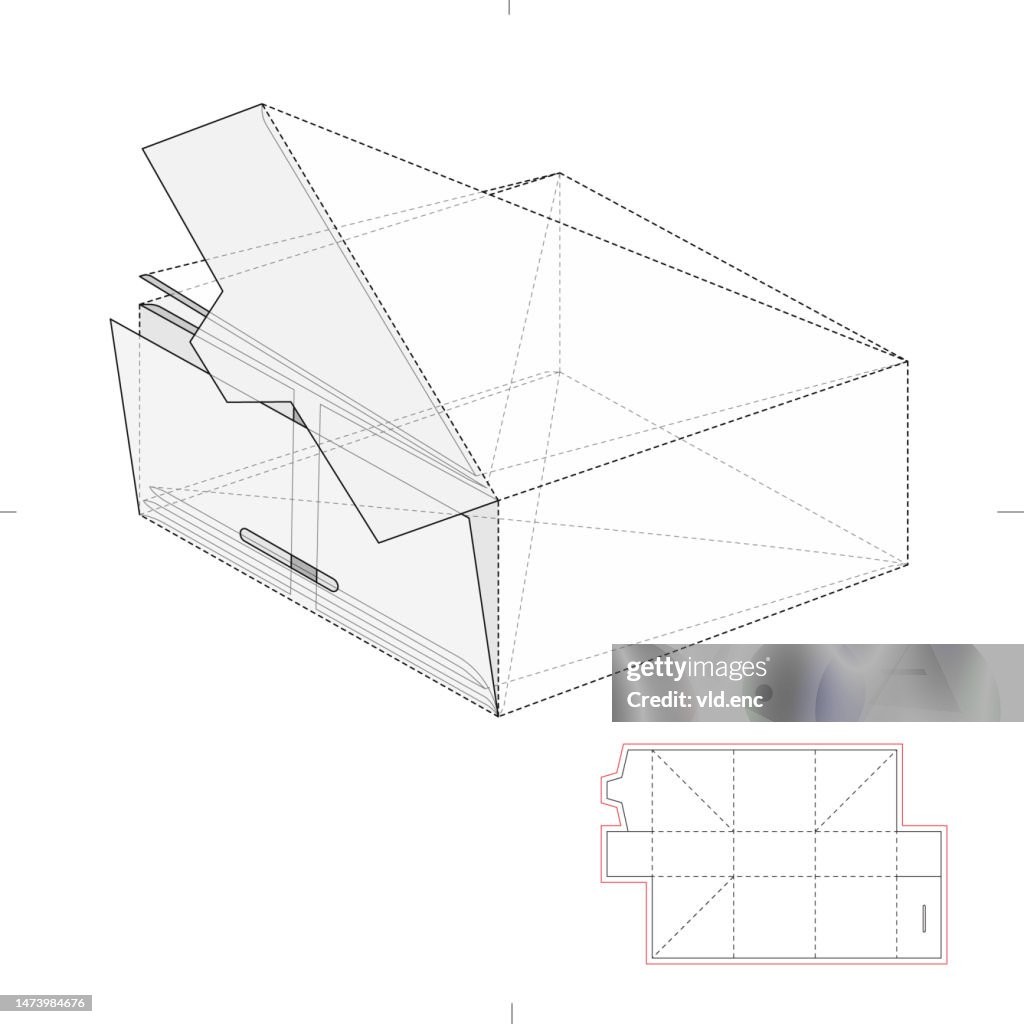 Wrap Container Template Custom Retail Wrap Box High-Res Vector Graphic - Getty Images