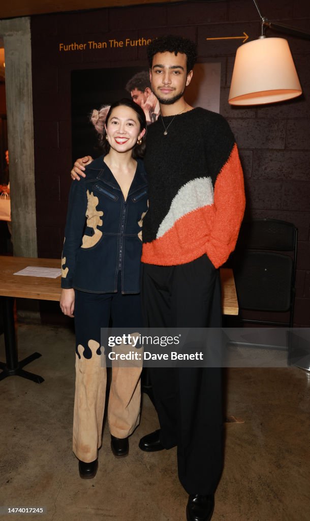 Archie Rider Kirsty Rider and Archie Madekwe attend the press night after party ...
