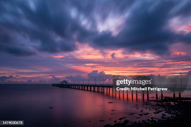 shorncliffe - brisbane beach stock pictures, royalty-free photos & images