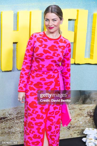 Ludwika Paleta attends the premiere of "Sin Huellas" at Cine Callao on March 16, 2023 in Madrid, Spain.