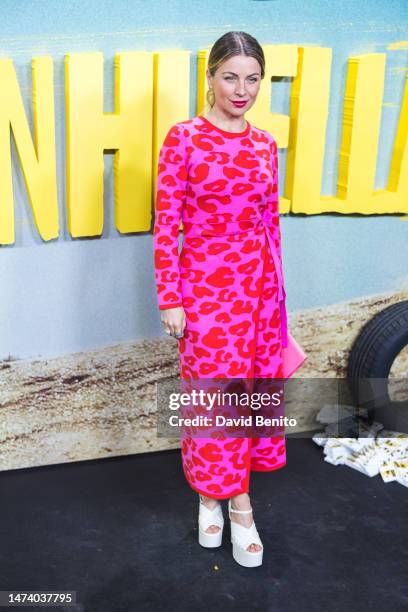 Ludwika Paleta attends the premiere of "Sin Huellas" at Cine Callao on March 16, 2023 in Madrid, Spain.