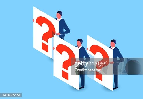 Question Getty People And Problems Asking Questions And Hoping For Answers To Problems ...