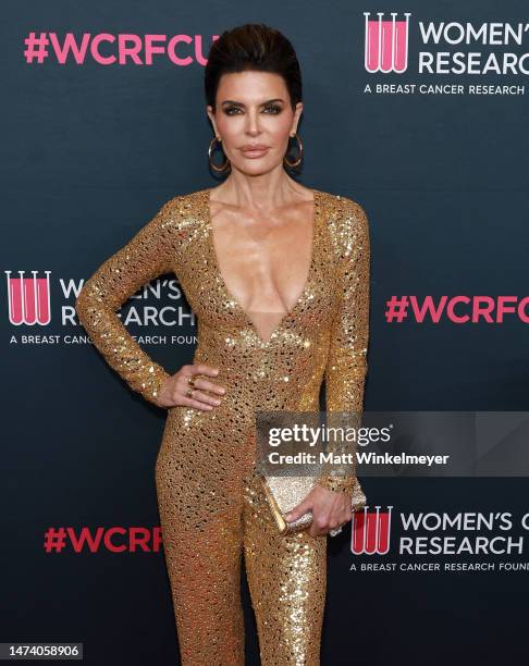 Lisa Rinna attends The Women's Cancer Research Fund's An Unforgettable Evening Benefit Gala at Beverly Wilshire, A Four Seasons Hotel on March 16,...