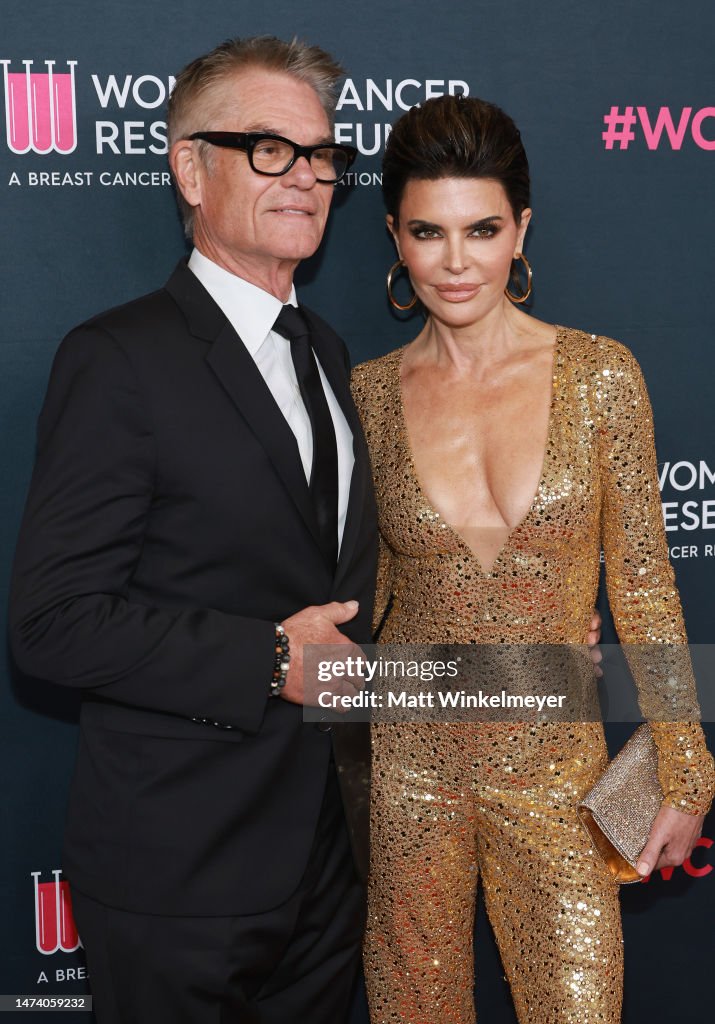 Harry Hamlin and Lisa Rinna attend The Women's Cancer Research Fund's