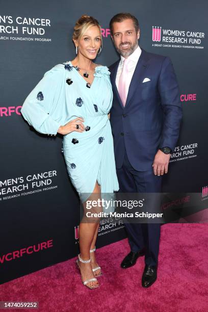 Jamie Tisch, Co-founder and Gala Chair, WCRF and Justin Douglas attend An Unforgettable Evening at Beverly Wilshire, A Four Seasons Hotel on March...