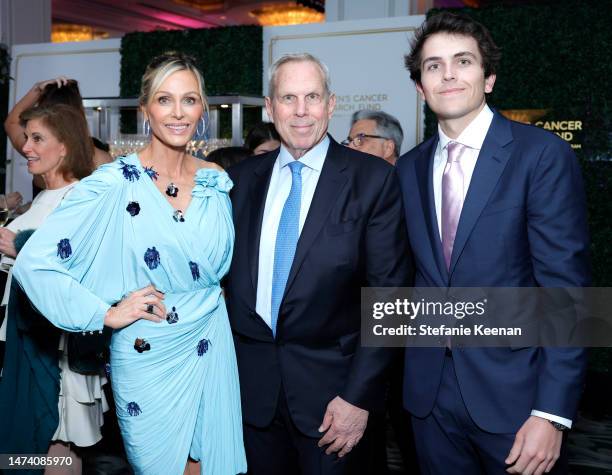 Jamie Tisch, Co-founder and Gala Chair, WCRF, Steve Tisch, and Zachary Tisch attend An Unforgettable Evening at Beverly Wilshire, A Four Seasons...