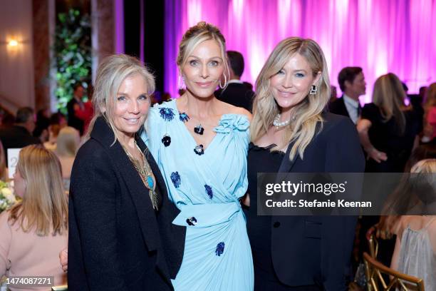 Kelly Chapman Meyer, Jamie Tisch, Co-founder and Gala Chair, WCRF, and Quinn Ezralow, Co-founder and Gala Chair, WCRF, attend An Unforgettable...