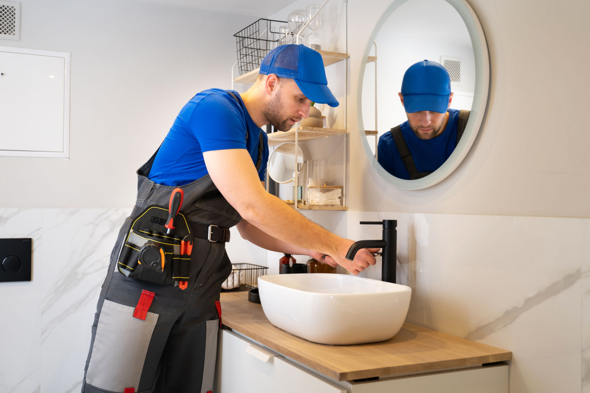 bathroom plumbing