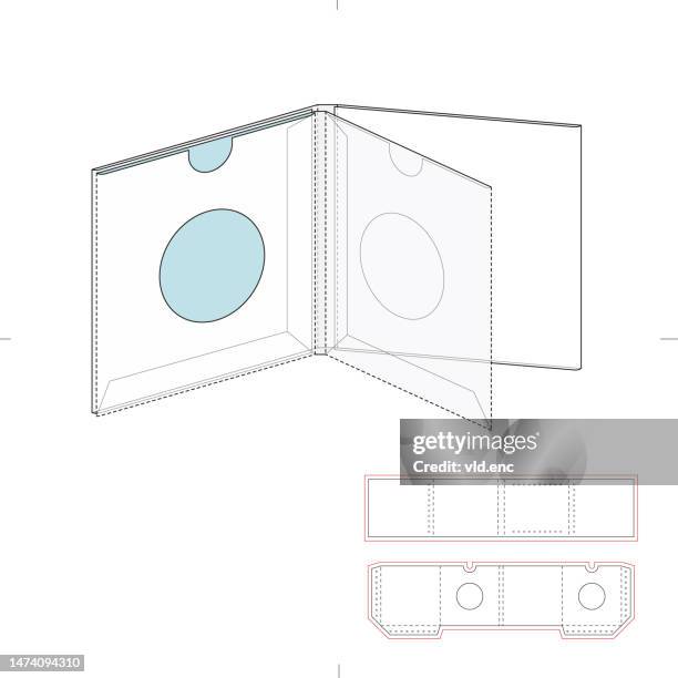 Dvd File Folder Custom Folder Envelope For Cd And Dvd High-Res Vector Graphic - Getty ...