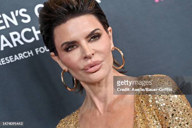 Lisa Rinna attends The Women's Cancer Research Fund's An Unforgettable Evening Benefit Gala 2023 at Beverly Wilshire, A Four Seasons Hotel on March...