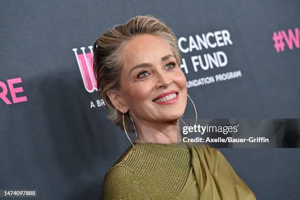 Sharon Stone attends The Women's Cancer Research Fund's An Unforgettable Evening Benefit Gala 2023 at Beverly Wilshire, A Four Seasons Hotel on March...