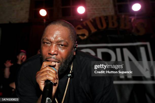 Killer Mike performs onstage at 'SPIN' during the 2023 SXSW Conference and Festivals at Stubb's on March 16, 2023 in Austin, Texas.