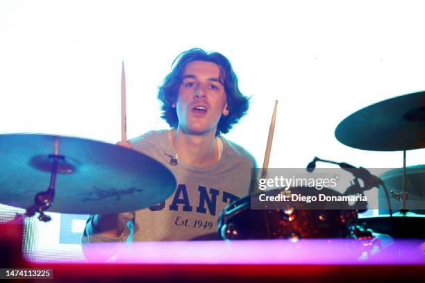 Tom Taddei-Davis performs with Sipho onstage at 'BBC Introducing' during the 2023 SXSW Conference and Festivals at British Music Embassy on March 16,...