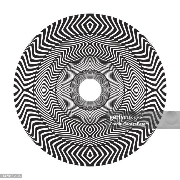 concentric circle icon - sonar stock illustrations
