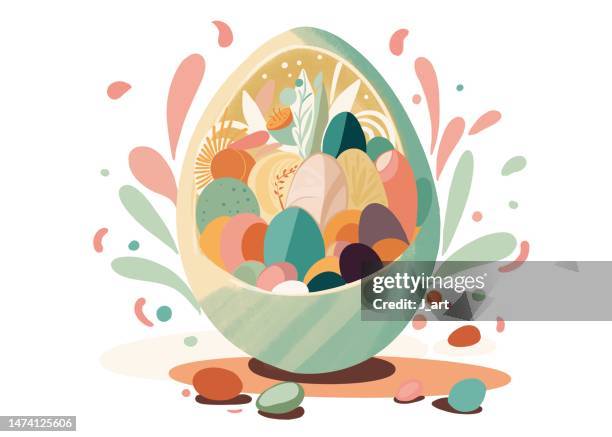 easter egg hunt concept. - egg icon stock pictures, royalty-free photos & images