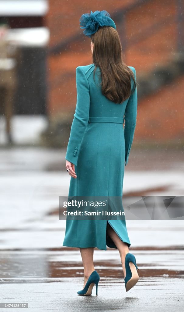 The Prince And Princess Of Wales Attend The St. Patrick's Day Parade