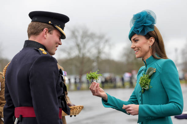 GBR: The Prince And Princess Of Wales Attend The 2023 St. Patrick's Day Parade