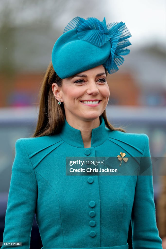 The Prince And Princess Of Wales Attend The St. Patrick's Day Parade