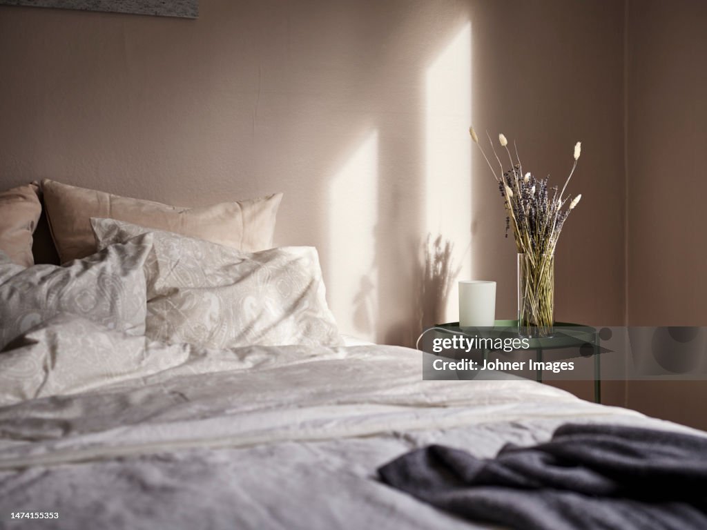 View of bed in bedroom