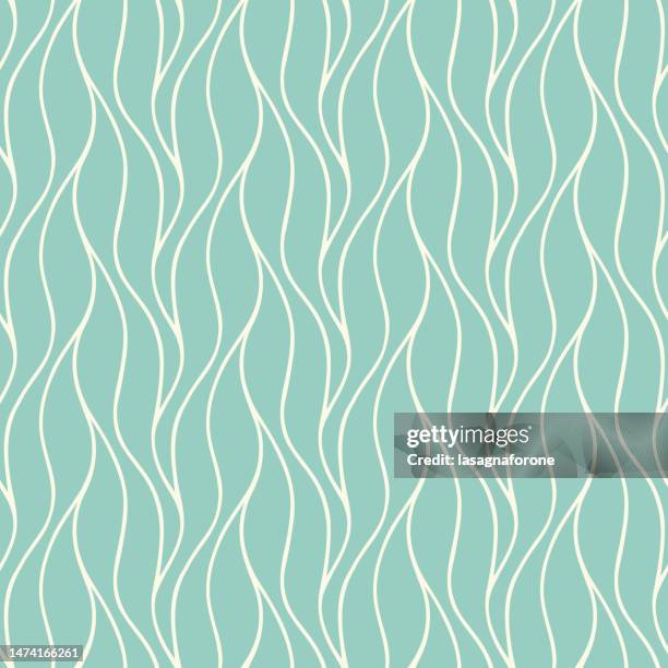 hand drawn organic growth vine / root / hair - seamless vector pattern - hair texture stock illustrations