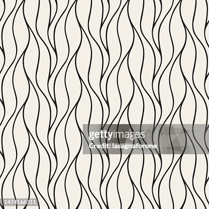 Hand Drawn Organic Growth Vine / Root / Hair - Seamless Vector Pattern Hand Drawn Organic Growth Vine / Root / Hair - Seamless Vector Pattern