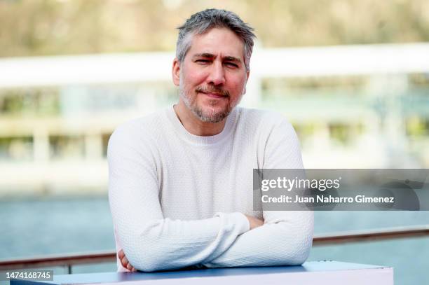 Alberto Ammann attends the 'Upon Entry' photocall during the 26th Malaga Film Festival at Muelle Uno on March 17, 2023 in Malaga, Spain.