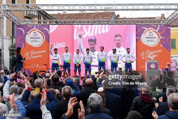 General view of Maciej Bodnar of Poland, Sandy Dujardin of France, Valentin Ferron of France, Daniel Oss of Italy, Peter Sagan of Slovakia, Geoffrey...