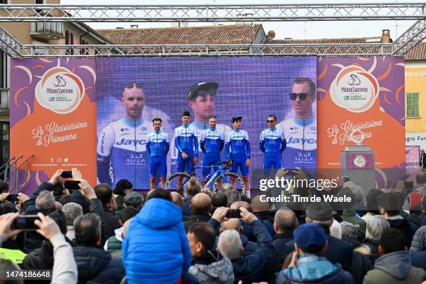 General view of Alexandre Balmer of Switzerland, Luka Mezgec of Slovenia, Lukas Pöstlberger of Austria, Matteo Sobrero of Italy, Zdenek Štybar of...