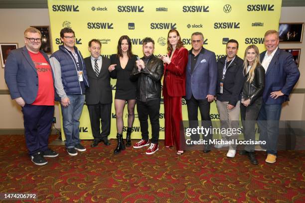 Cast and crew attend the "Evil Dead Rise" premiere during 2023 SXSW Conference and Festivals at The Paramount Theater on March 15, 2023 in Austin,...